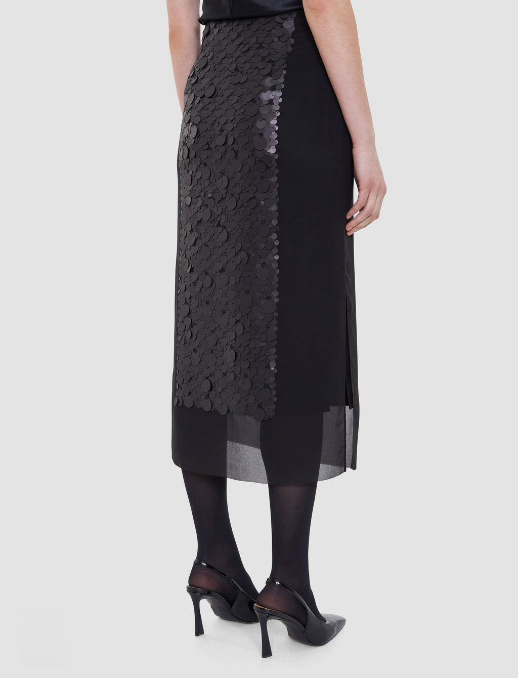 Cambo Chiffon Sequin Skirt