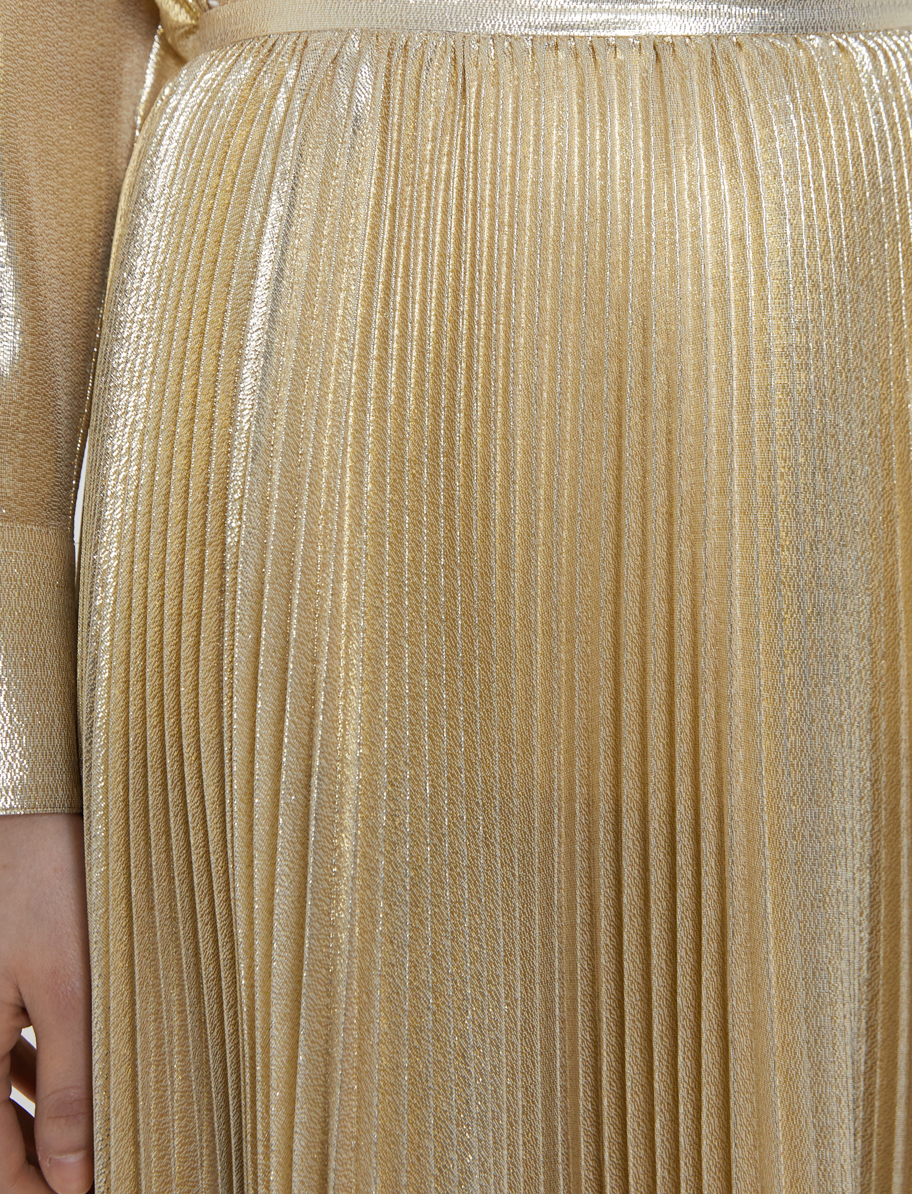 Essai Lamé Silk Skirt