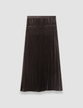 Hayes Pleated Woven Skirt