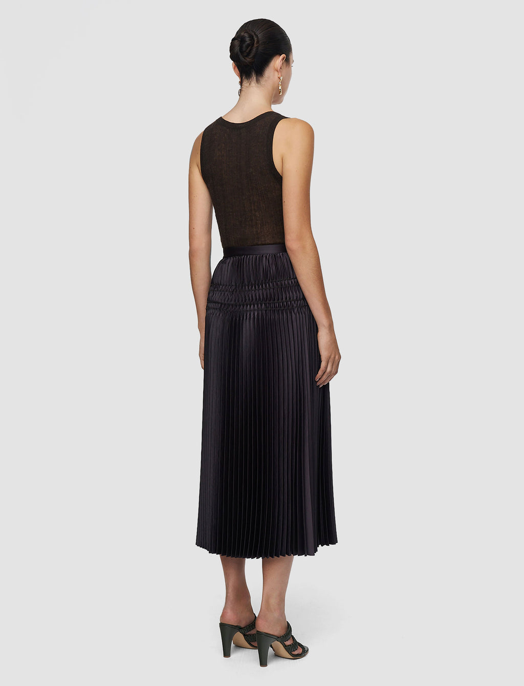Hayes Pleated Woven Skirt
