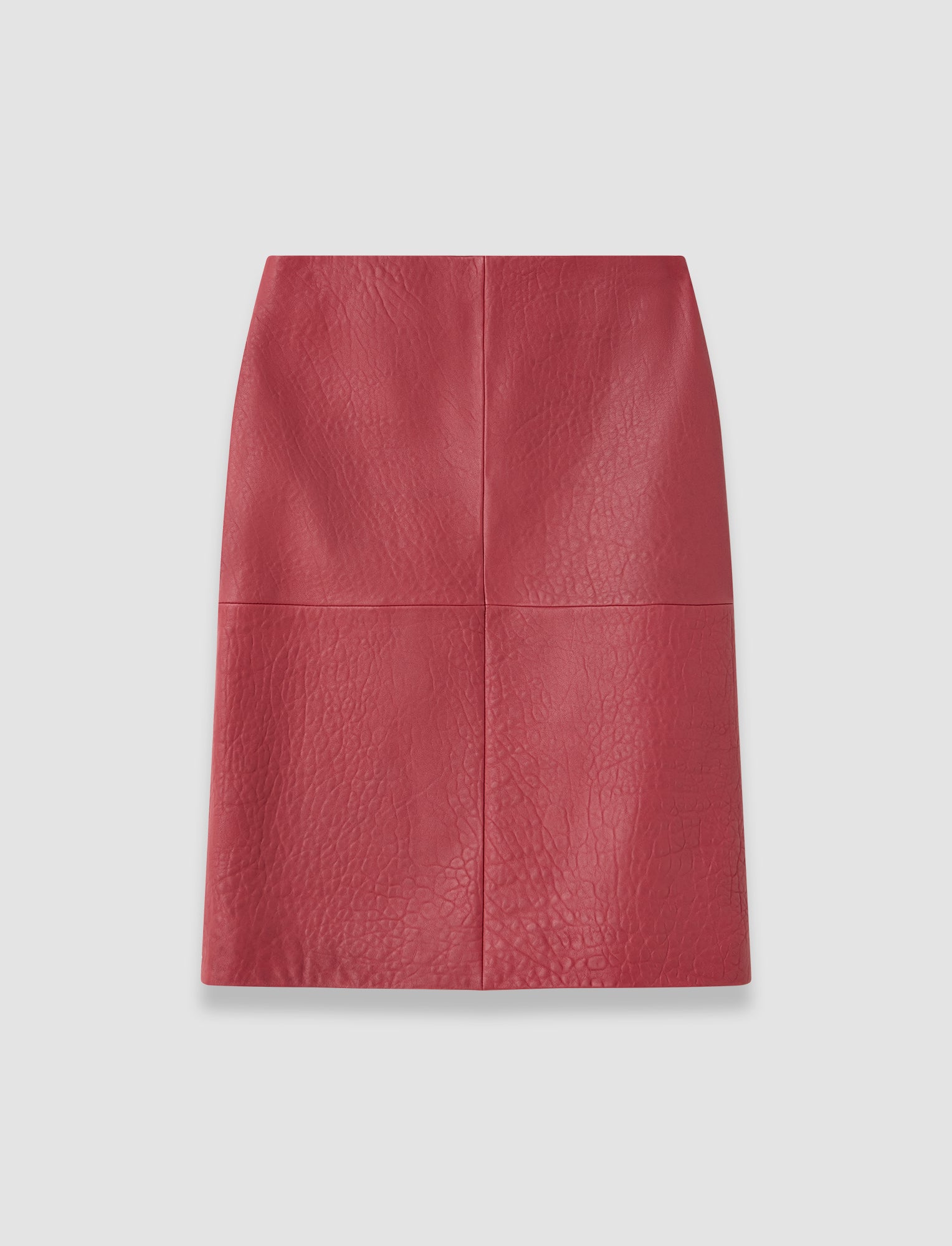 Shroff Pebble Leather Skirt
